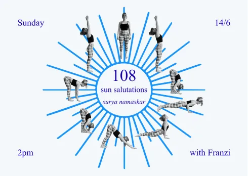 108 Sun Salutations @ OM Yoga Stuttgart