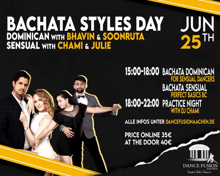 Bachata Styles Day - 25.06.2022 @ Dance Fusion Aachen