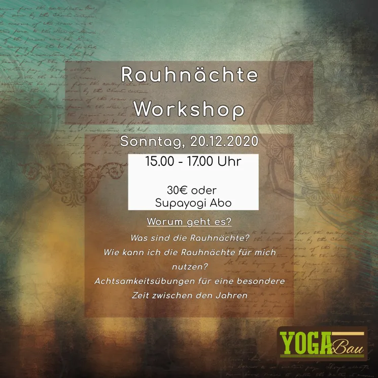 Online Rauhnächte Workshop mit Nicky @ Yogabau GbR