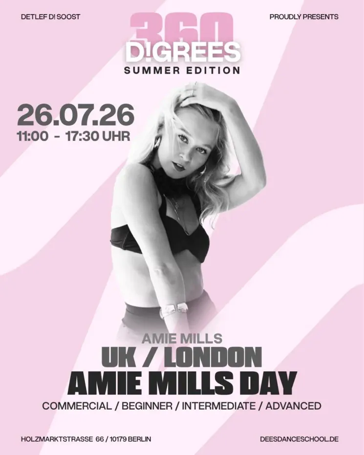 360 D!Grees Summer Edition Amie Mills Day 26.07. @ D!´s Dance School