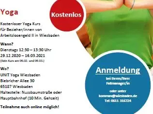 Hatha Kurs ALG II (LIVE-STREAM) @ UNIT Yoga Wiesbaden
