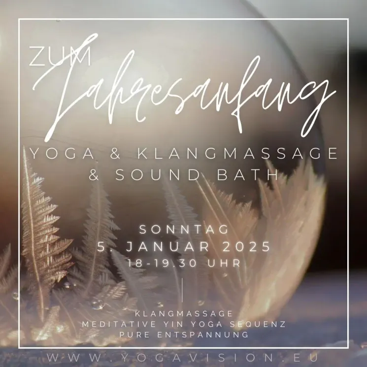 Happy New Year! YOGA & SOUND HEALING (inkl. Klangmassage)  @ YOGAVISION