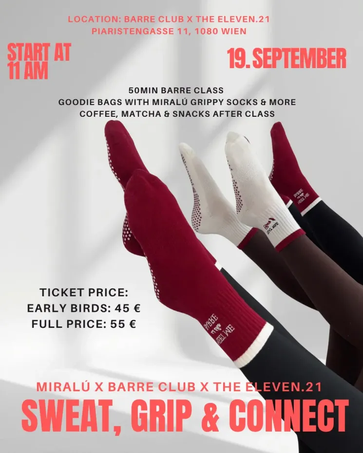 SWEAT, GRIP & CONNECT (Miralu) @ Barre Club 1050