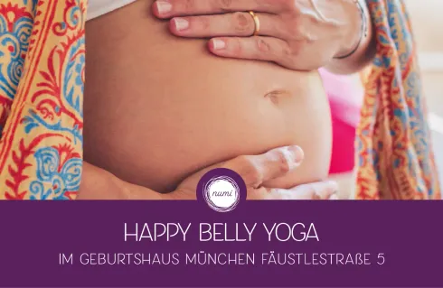 Schwangerschaftsyogakurs:  »Happy Belly« | ab Mai| Geburtshaus München @ numi | Yoga & Entspannung