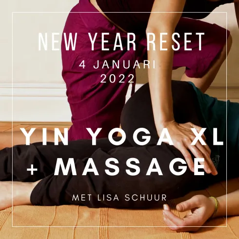 NEW YEAR RESET: Yin yoga XL + massage @ NovaStrada