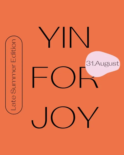 YIN for JOY - Late Summer Edition @ Nicole Reese - YOGA