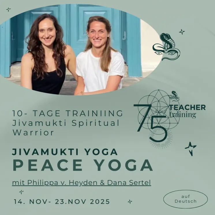 75h Jivamukti Teacher Training Nov 2025 mit Dana und Philippa @ Peace Yoga Berlin - Glogauer Straße