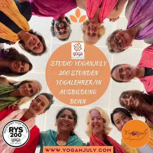 200 Stunden Yogalehrerausbildung (YTTC) @ Studio Yoganjuly