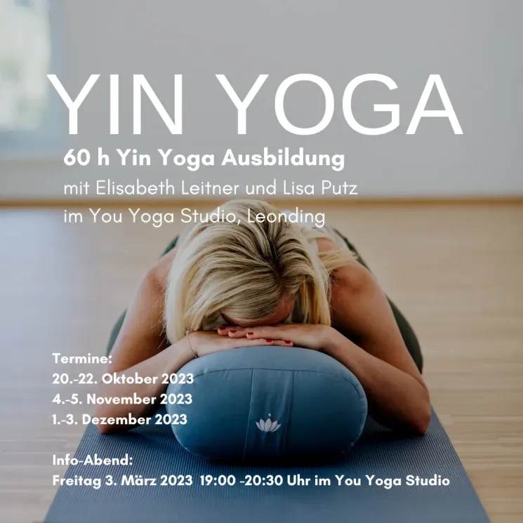 60h Yin Yoga Ausbildung  @ You Yoga Studio