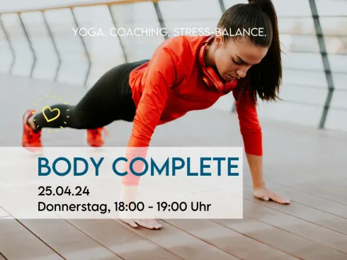 Body Complete @ Vinka Raddeck Yoga - Coaching - Stress-Balance