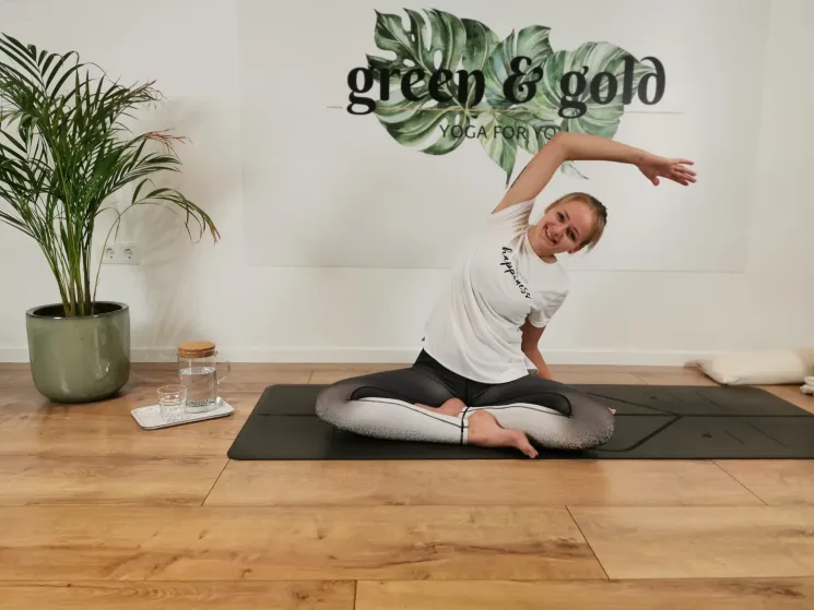 Garten Yoga: Quarantäne Kilos adé! bei Simone @ green & gold