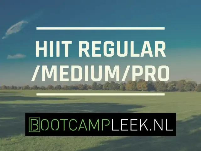 Corona HIGH IMPACT HIIT @ Bootcampleek.nl
