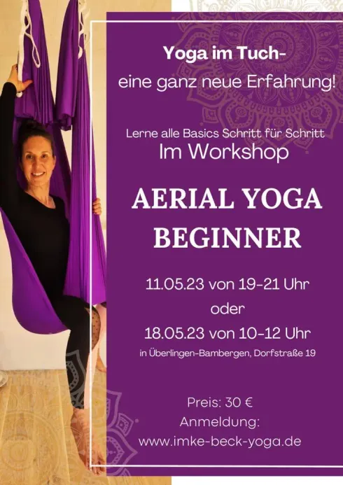 Aerial Yoga Beginner Workshop @ Imke Beck - Yoga & Co.