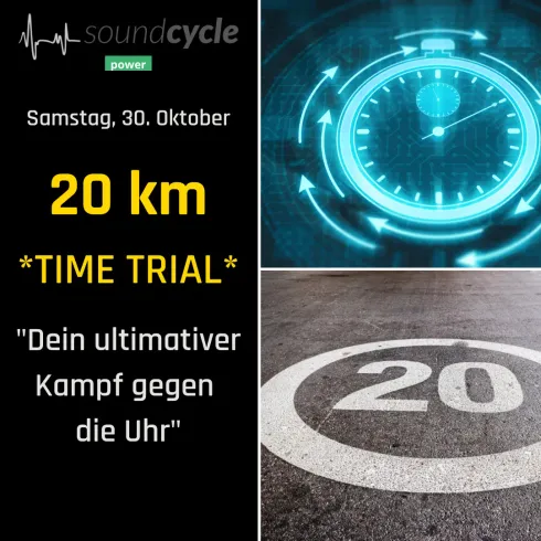 *TIME TRIAL* 20km - Zeitfahren @ soundcycle - indoor cycling studio