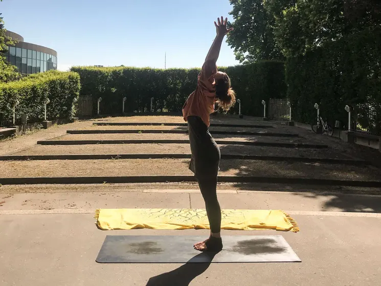 Outdoor Yoga @ Kristina Lindberg