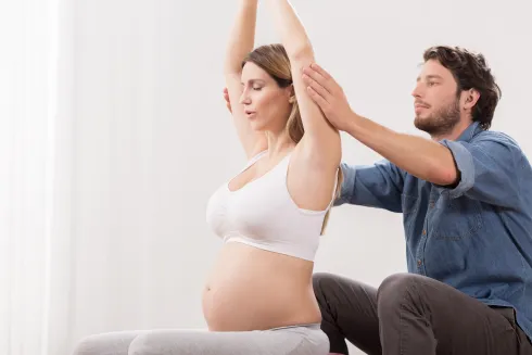 Onlinekurs:  Geburtsvorbereitungskurs für Paare 5 x wöchentlich  @ Yogalounge Herrenberg