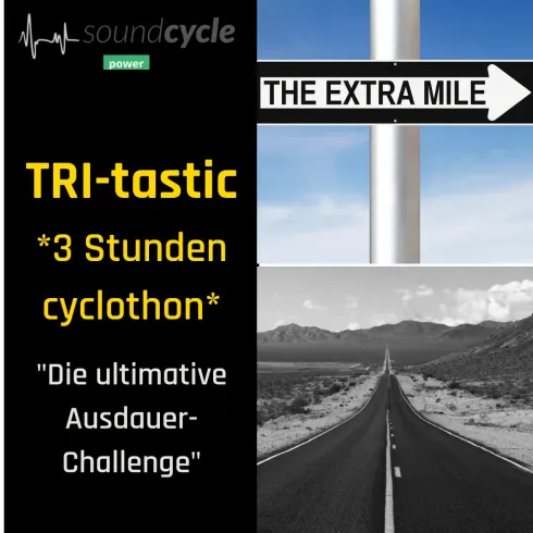 *TRI-Tastic* - 3hour indoor cyclothon @ soundcycle - indoor cycling studio