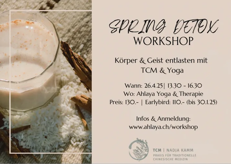 Spring Detox Workshop @ Ahlaya Yoga & TCM-Therapie