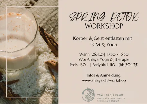 Spring Detox Workshop @ Ahlaya Yoga & TCM-Therapie