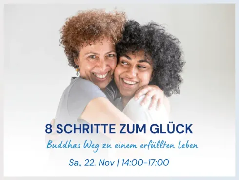 Online | Acht Schritte zum Glück - Buddhas Weg zu einem erfüllten Leben @ Kadampa Meditationszentrum Österreich