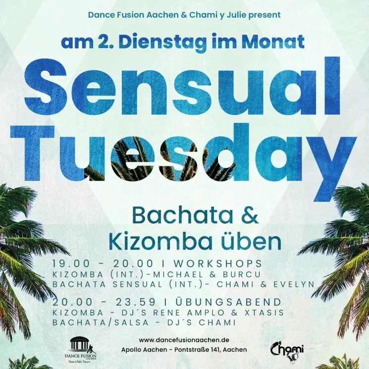 Sensual Tuesday (am 2. Dienstag im Monat) @ Dance Fusion Aachen