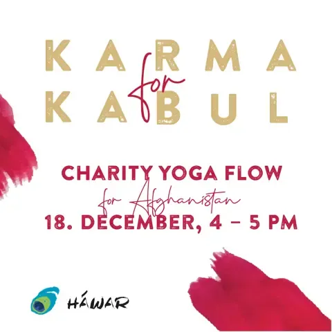 Charity Yoga KARMA FOR KABUL – ONLINE-KLASSE @ SHIVA SHIVA YOGA