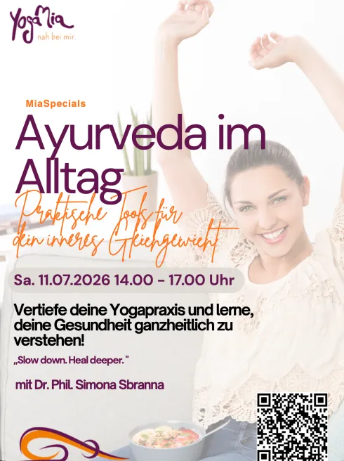 Ayurveda im Alltag: Praktische Tools für dein inneres Gleichgewicht @ YogaMia