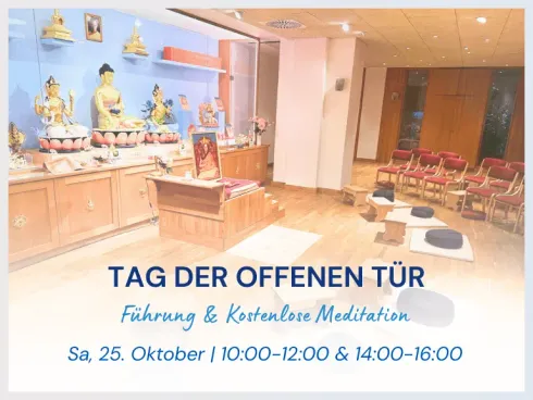 Tag der offenen Tür - mit Meditation @ Kadampa Meditationszentrum Österreich