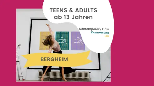ADULTS & TEENS Bergheim, Contemporary Flow (ab 13 Jahren) mit Lia; 14 EH, Wintersemester  @ London Dance Studios