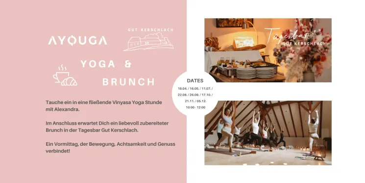 Yoga und Brunch auf dem Biohofgut Kerschlach - Balance für Körper, Geist & Seele @ AYOUGA