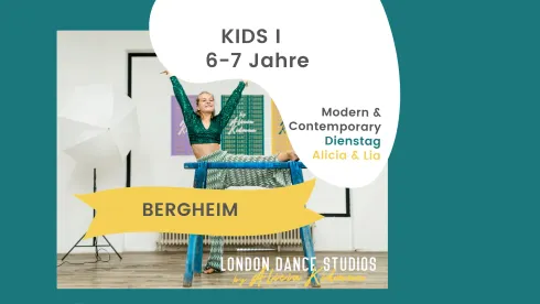 KIDS I Bergheim, Modern & Contemporary für 6-7-Jährige, 14 EH, Wintersemester  @ London Dance Studios