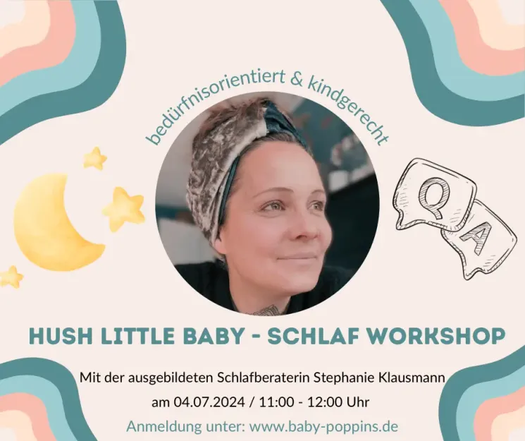 Schlaf-Workshop mit Stephanie Klausmann @ Baby Poppins