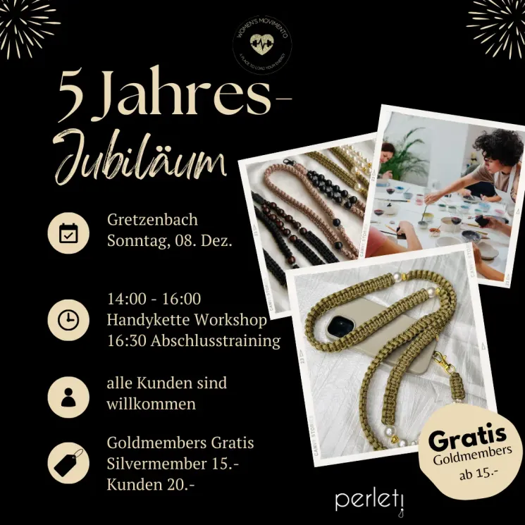 Jubiläums Workshop Special @ Online Webinare / Workshops und Weiterbildungen / Fitness Camp Women's Movimento