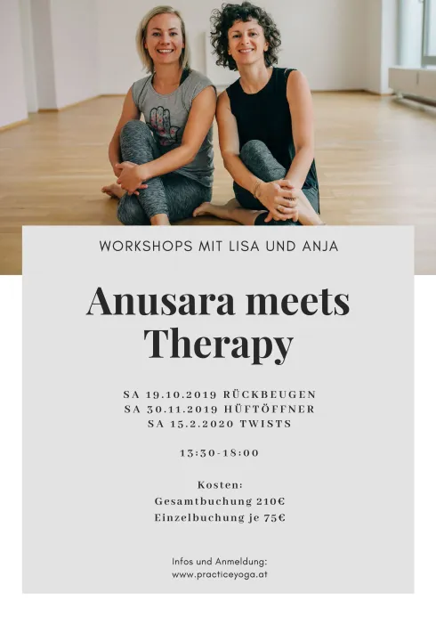 Anusara meets Therapy mit Anja und Lisa Pühringer @ practiceyoga