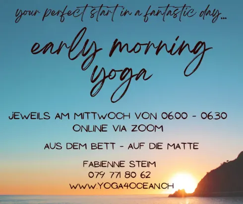 early morning yoga @ Yoga4Ocean