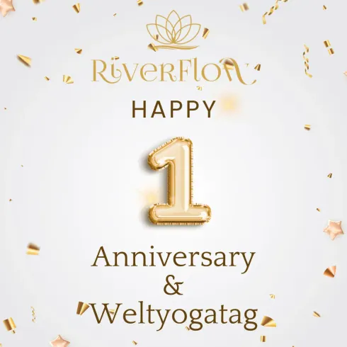 Feiere 1 Jahr Riverflow Yoga und den Welt-Yogatag mit uns: Yoga und Meditation auf Spendenbasis @ Riverflow Yoga