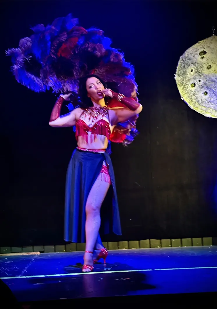 Basic fans and boas @ The B'Hive Burlesque