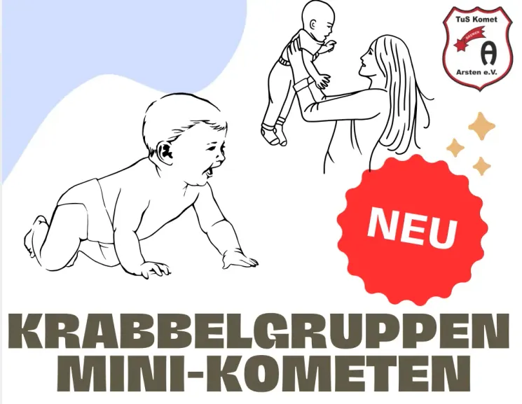 Midi-Kometen Krabbelgruppe für die Geb-Monate Nov23-Feb24 @ TuS Komet Arsten e.V. - Abteilungen Judo & Turnen, Fitness, Gesundheit & Tanzen