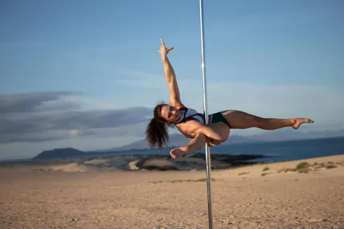  Pole Tricks Intermediate/Advanced  (Online Kurs)  @ Yoga and Pole Art by Selina