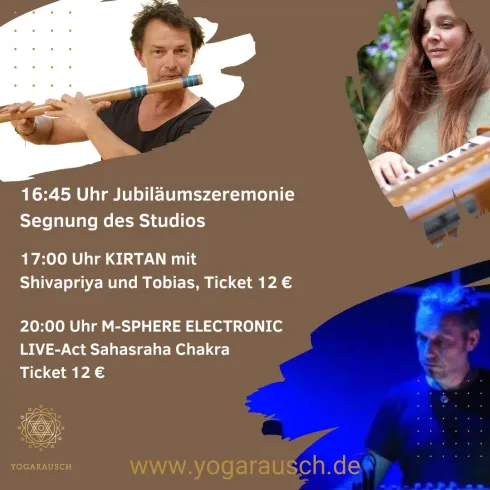 Electronic Live Act mit M-Sphere @ Yogarausch Yogastudio