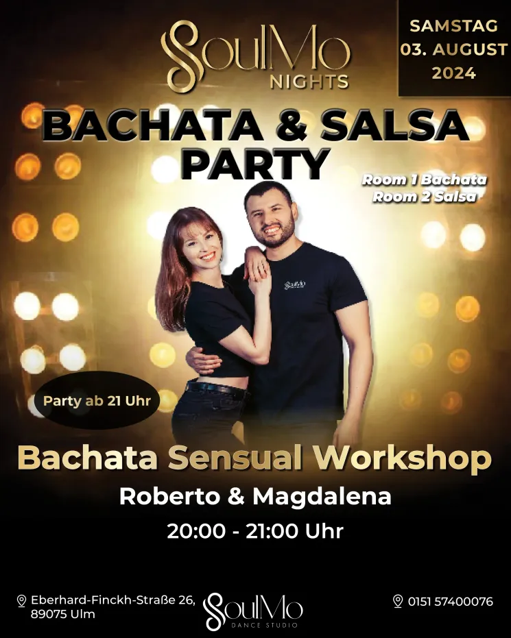 SoulMo Nights| Bachata Sensual Workshops & Party @ SoulMo Dance Studio