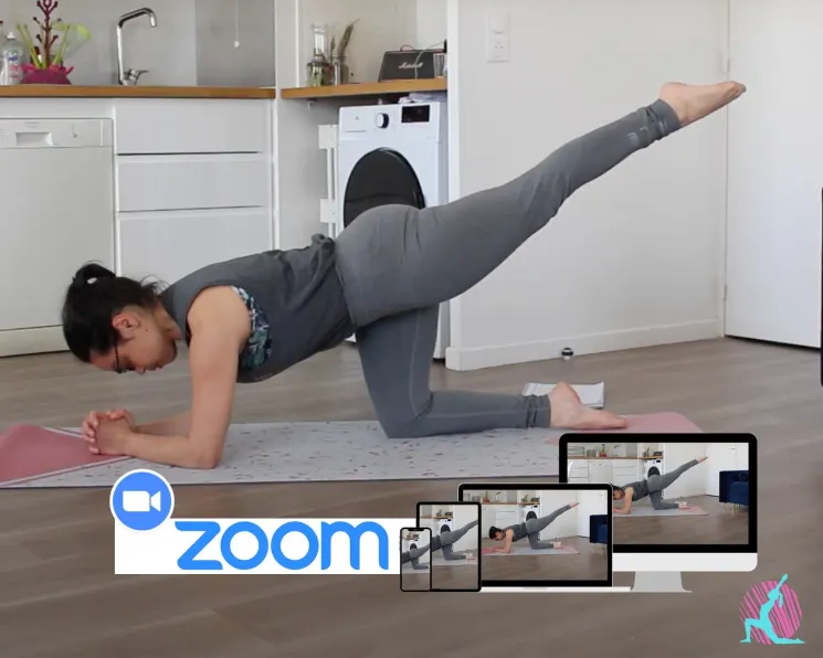 Pilates tapis tous niveaux avec ou sans accessoires - visio Zoom @ Alalaprod