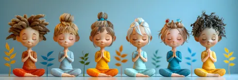 Yoga Minis (Kinderyoga 4 -6 Jahre), 13x Mittwoch 15:30 Uhr (2/2026) @ YOGA+ AM KLARER-HOF