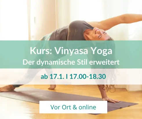 Kurs: Vinyasa Yoga Aufbau - Kräftigung & Stärkung @ Yogahaus Dresden