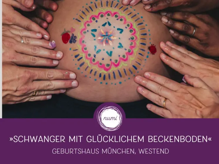 Yogakurs: Schwanger mit glücklichem Beckenboden | Januar| Geburtshaus München @ Studio numi | Glockenbach | Yoga, Pilates & Entspannung