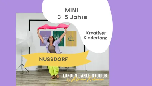 MINI Nußdorf, Kreativer Kindertanz für 3-5-Jährige (ohne Begleitung), 8 EH, Wintersemester @ London Dance Studios