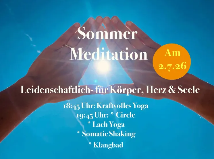 SOMMER MEDITATION @ Lerne Yoga leben