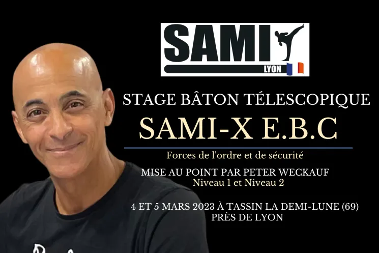 Stage SAMI-X PRO EBC (Expandable bâton concept) Bâton télescopique de défense @ SPORT CONSULTING