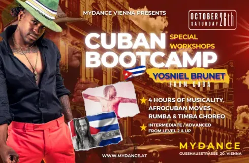 CUBAN BOOTCAMP with Yosniel Brunet @ MYDANCE VIENNA