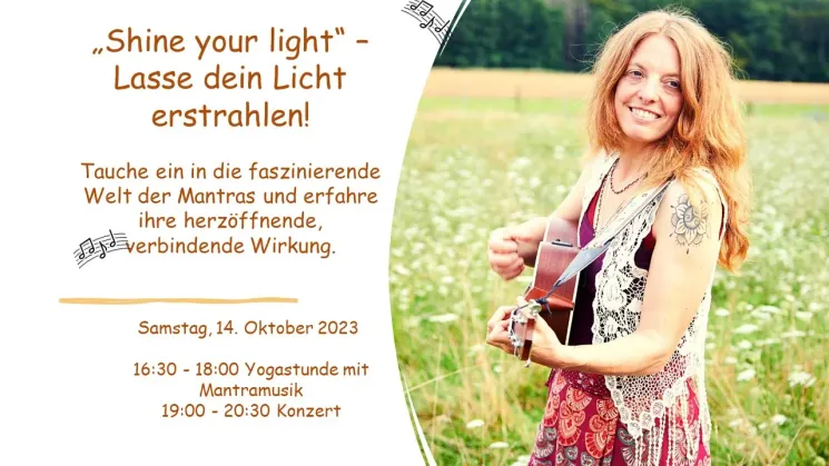 "Shine your light“ –  Lasse dein Licht  erstrahlen! @ Yoga Vidya Osnabrück